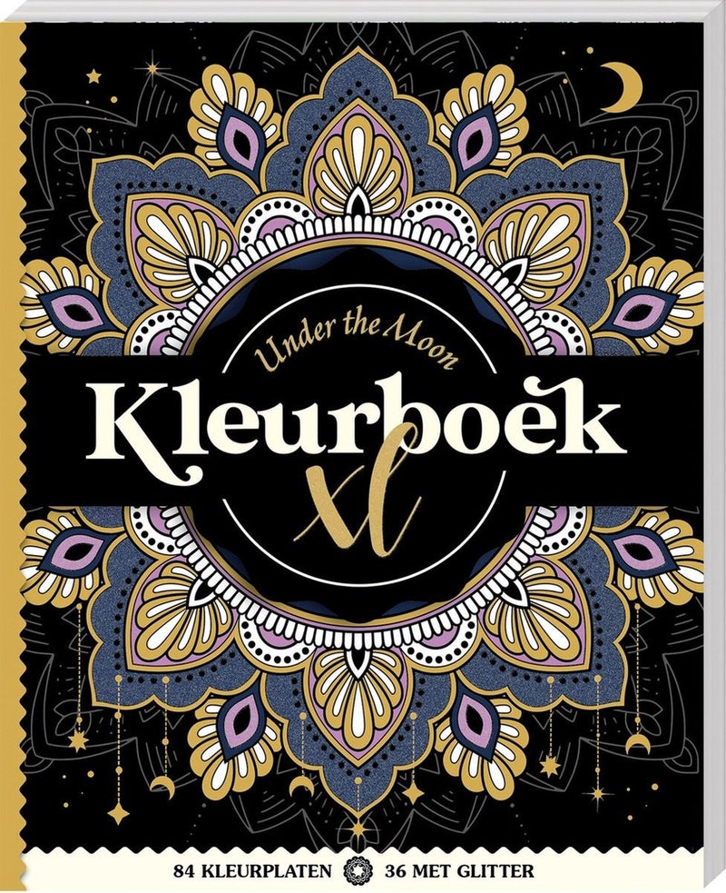Kleurboek - Kleurboek XL - Under the moon