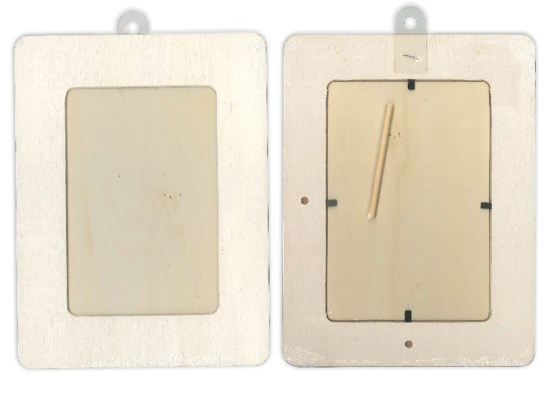 Houten fotolijst rechthoek16*21cm