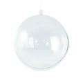Plastic bal - transparant - 7 cm