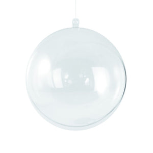 Plastic bal - transparant - 7 cm