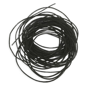 leren koord 1 mm - 4,5 meter zwart