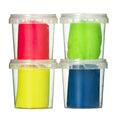 Panduro klei 4x 100 gram - neon
