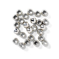 Knijpkralen - 1,5 mm - 50 stuks - zilverkleurig