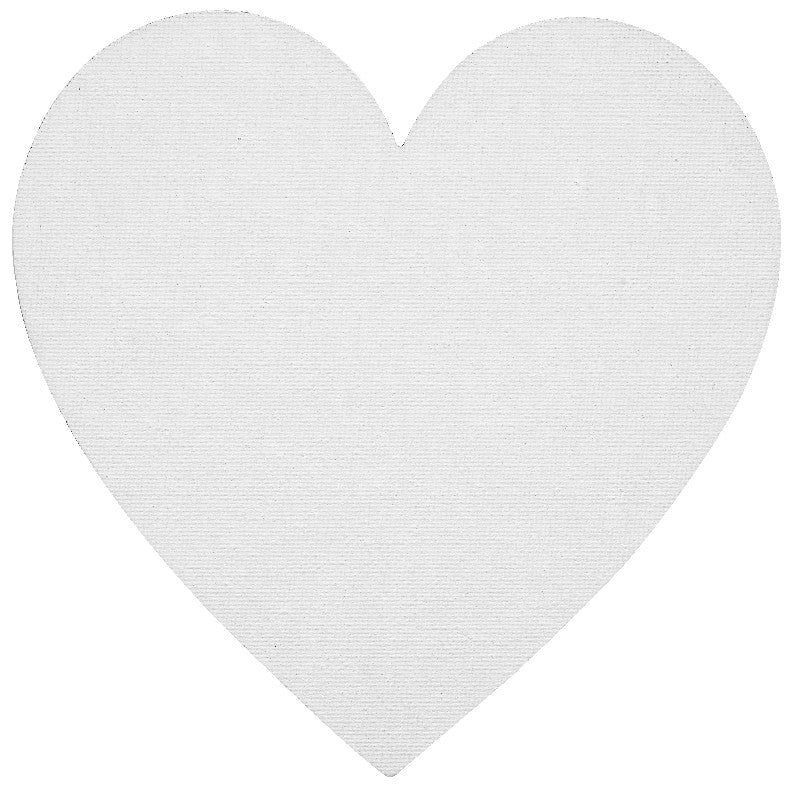 Canvasboard - wit - hart - 15x15 cm