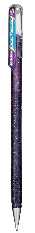 Pentel Dual Metallic Gel Roller - paars/blauw