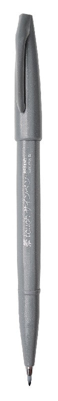 Pentel Brush Sign Pen - grijs