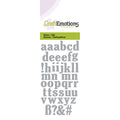 Snij- en embossingmal kleine letters