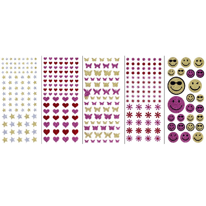 stickers sterren-harten-sterren-vlinders-emoticons