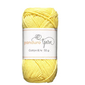 Panduro garen Cotton 8/4 - geel