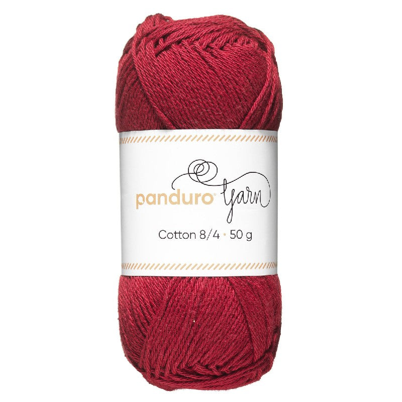 Panduro garen Cotton 8/4 - wijnrood