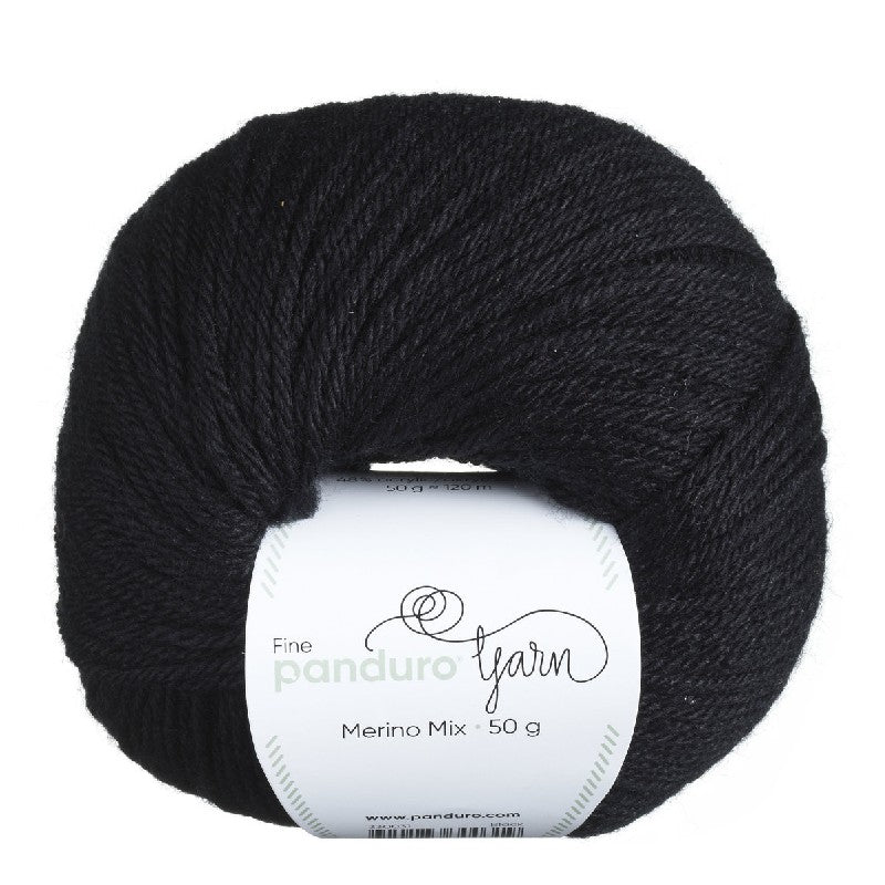 Panduro garen Merino Mix - zwart