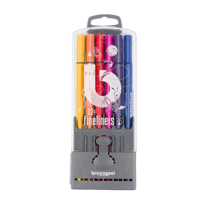 Bruynzeel Teens - fineliners - 12 stuks