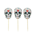 Party picks sugar skull 12 st