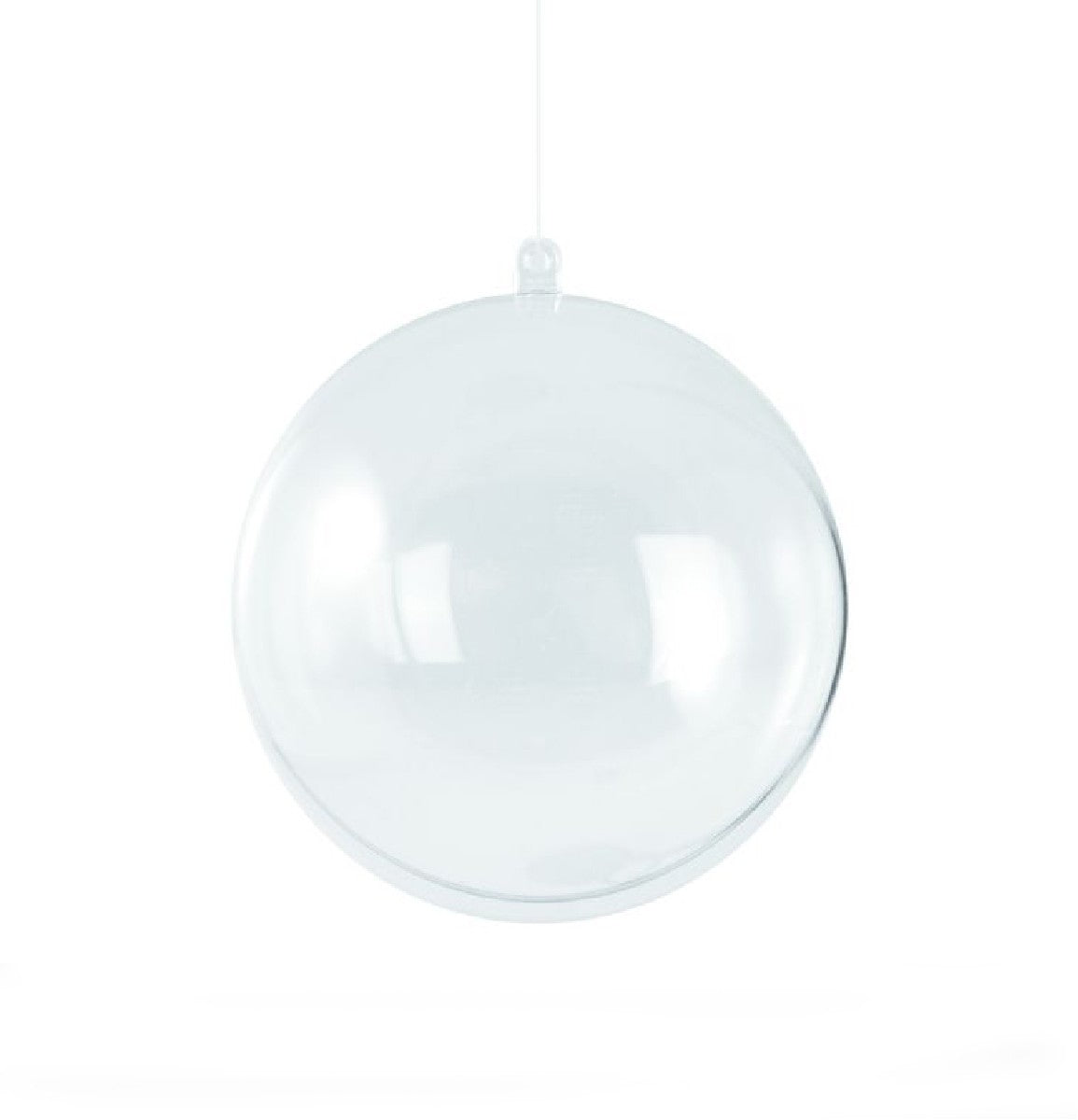 Plastic bal - transparant - 16 cm