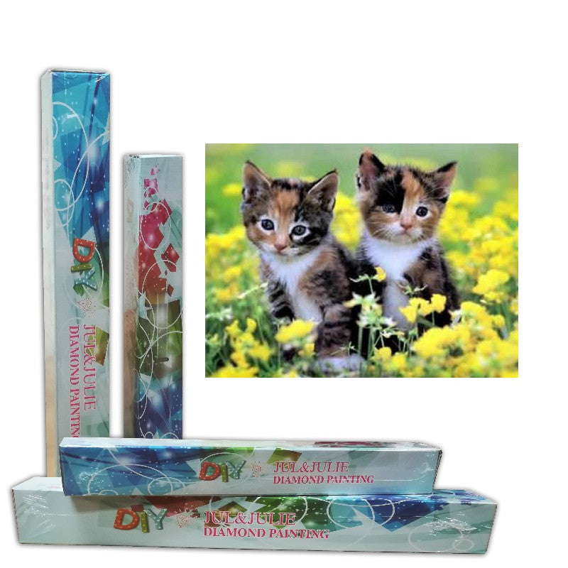 Jul & Julie Diamond Paint 30x40 cm- Kittens