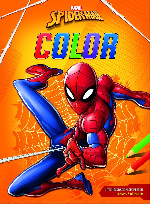 Boek Spiderman colour