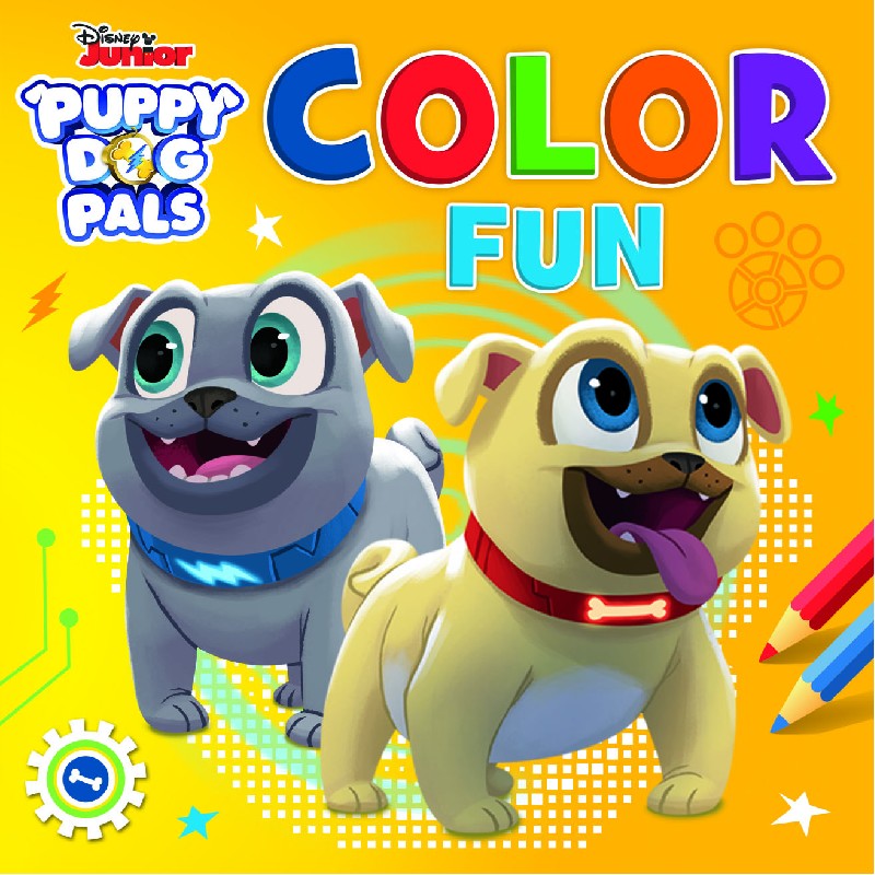 Boek Puppy Dog Pals color fun