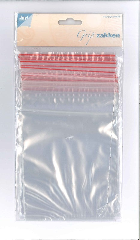 Zakjes - gripsluiting - 120x170 mm - 20 stuks