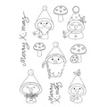 Clearstamp Kerstman