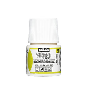 Glasverf - 45 ml - glans - wit