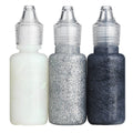glitterlijm 3x 20 ml - wit/zilver