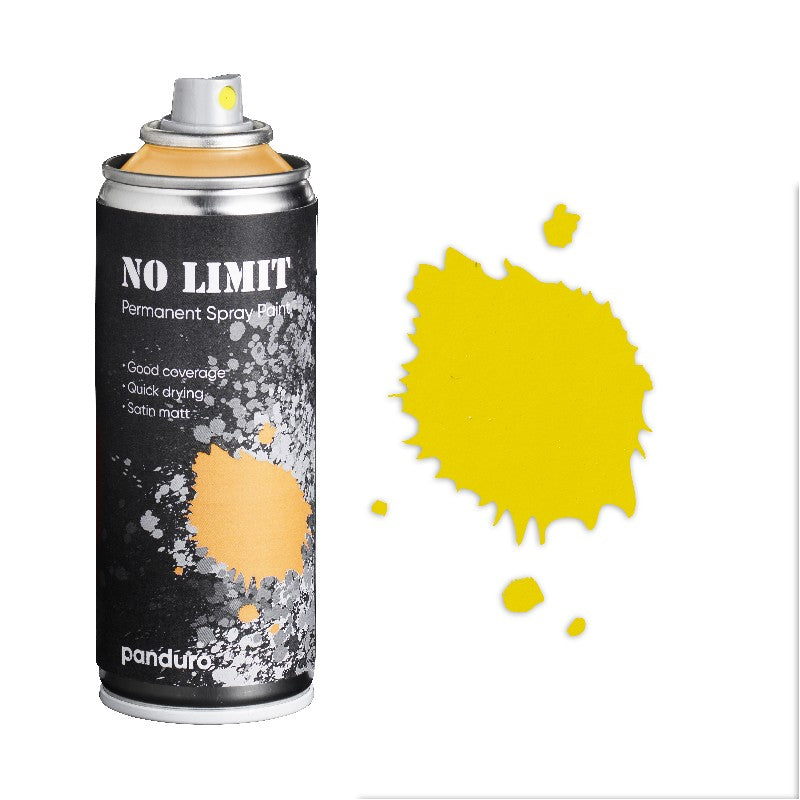 No limit spraypaint 200 ml - geel