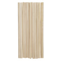 Houten stok - 5, 8 en 9,5 mm - 25 cm - 16 stuks