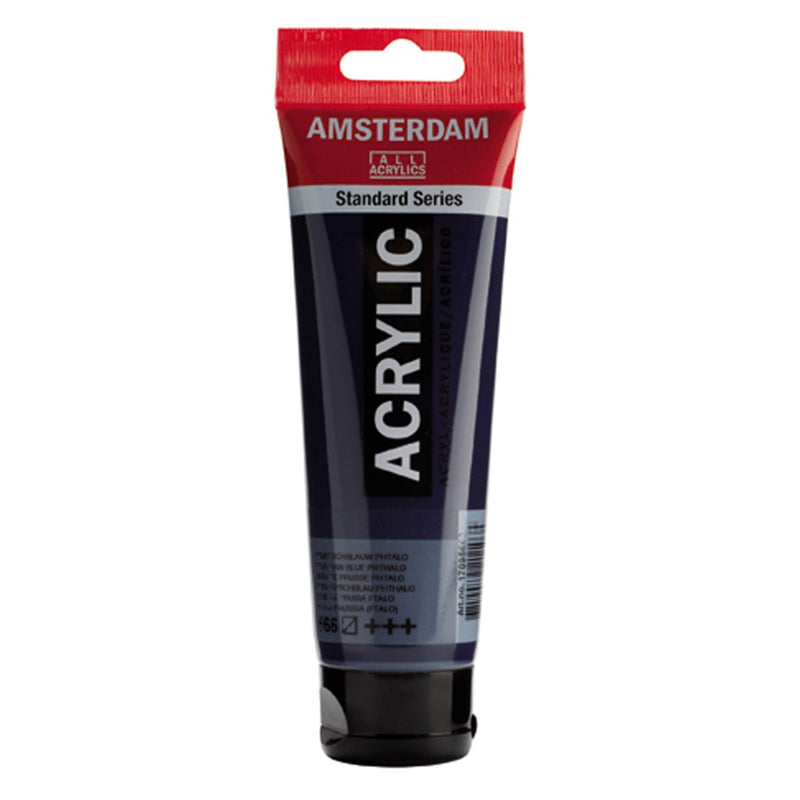Amsterdam acrylverf - 120 ml - pruisisch blauw phtalo 566