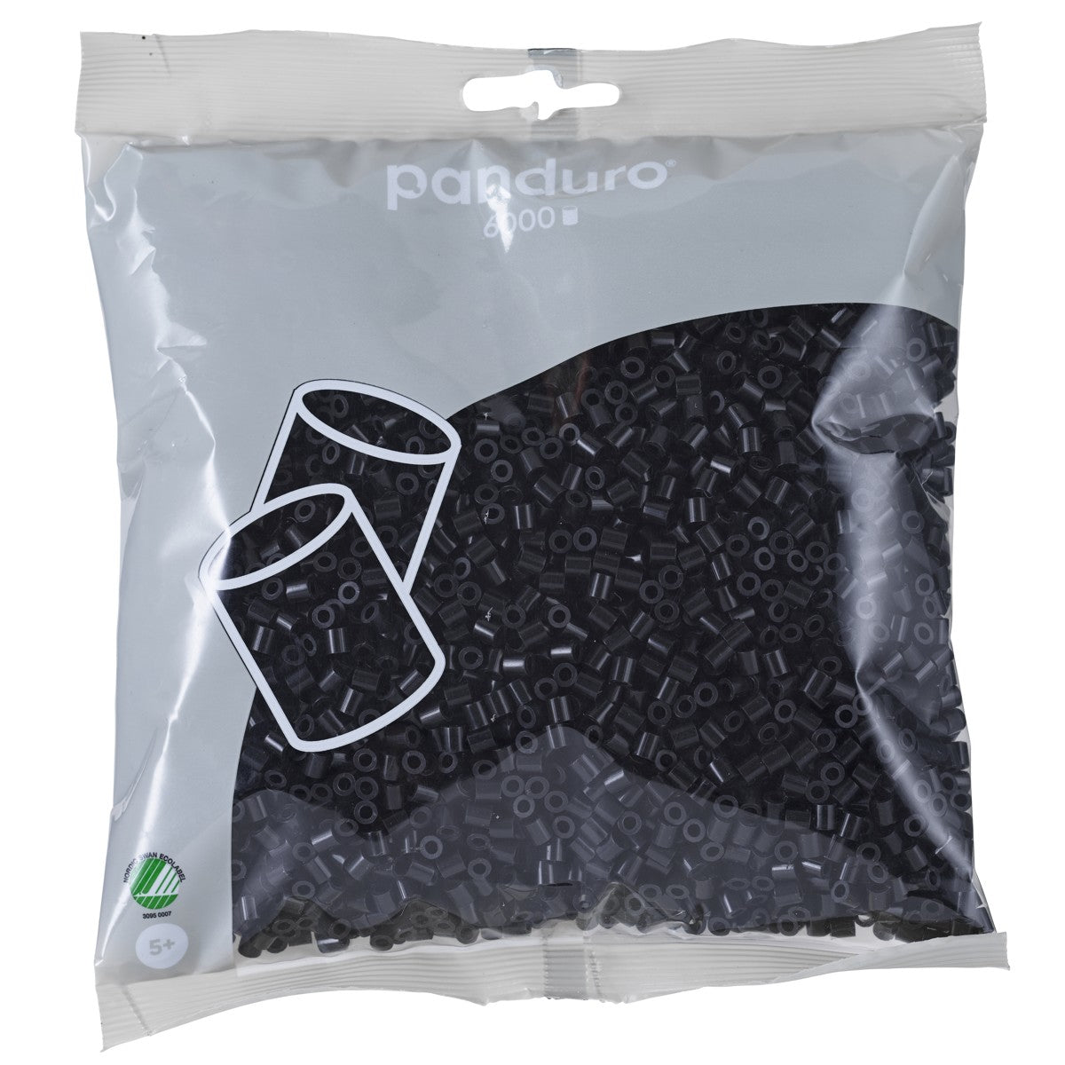 Panduro strijkkralen - 6000 stuks - 109 black
