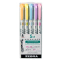 Zebra Mildliner - highlighters - 5 stuks - gentle