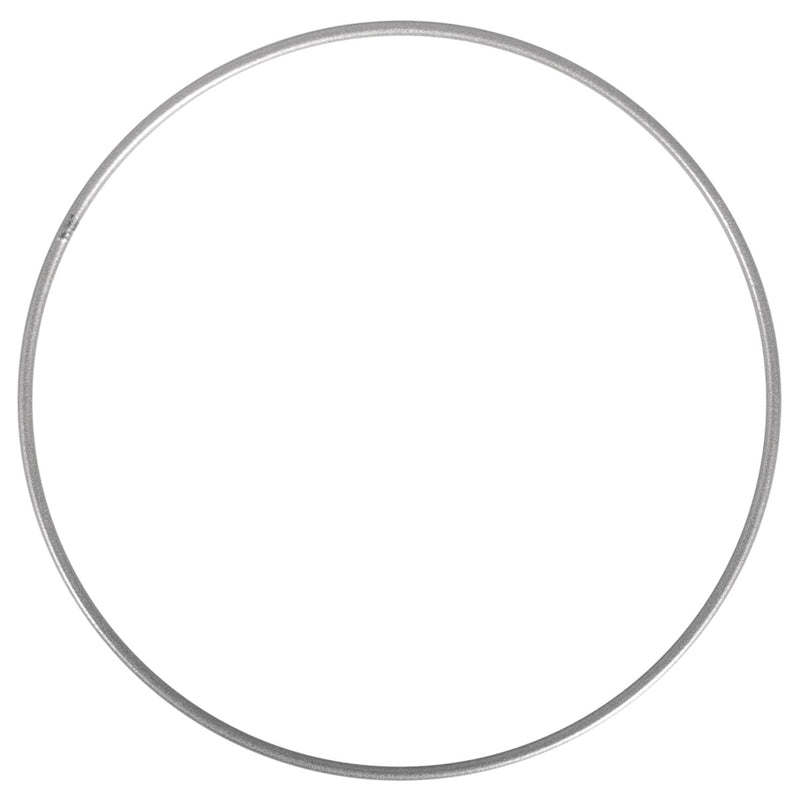 Metalen ring - 25 cm - zilverkleurig