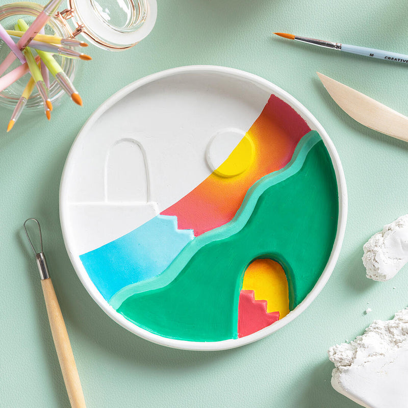 3D klei landschap