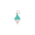 Mix It Up - kralen hanger ruit 10x15 mm - mint
