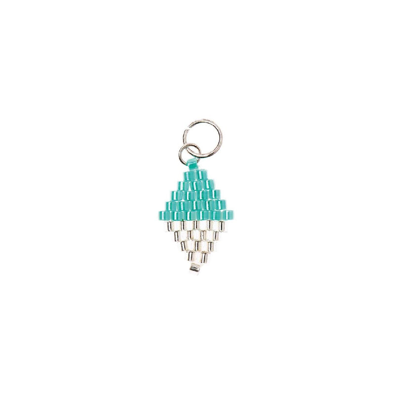 Mix It Up - kralen hanger ruit 10x15 mm - mint