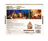 Robotime miniatuur DIY kit - Twinkling Christmas House
