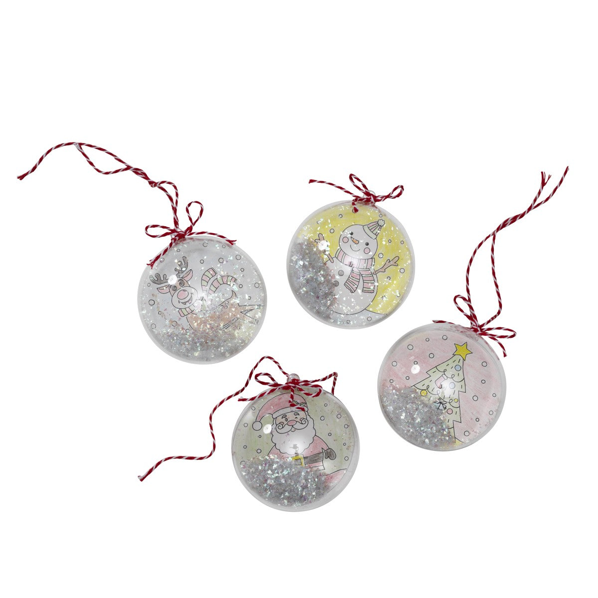 Panduro Junior DIY kit - Colouring Xmas Baubles