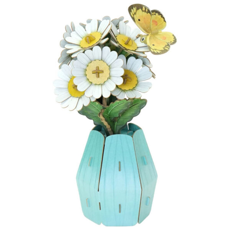 MakeBug 3D modelbouwpakket - daisy met Orange Sulphur