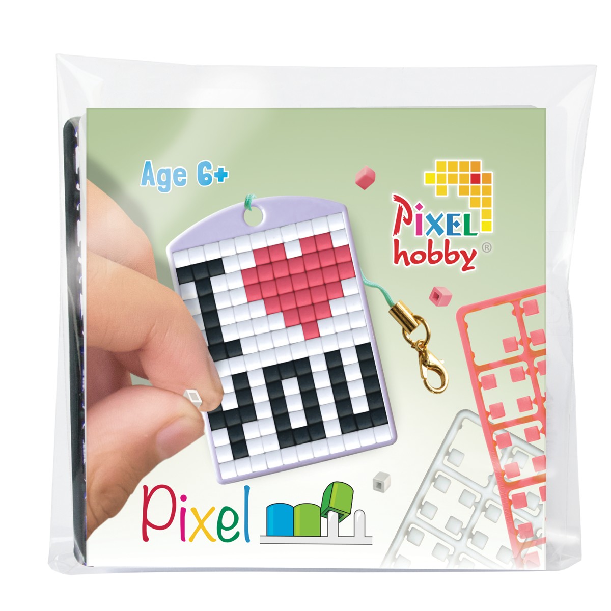 Pixelhobby medaillon startset - I Love You