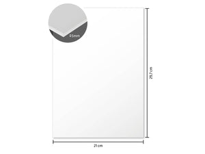 Foamboard Kangaro - wit - A4