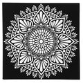 Voorbedrukt canvasdoek - 30x30 cm - mandala