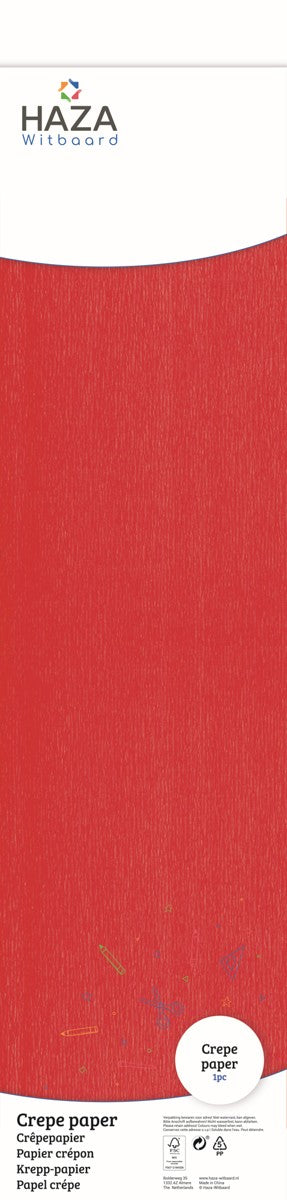 Crêpepapier - rood