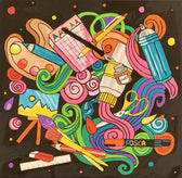 POSCA acrylmarker set - fijn PC-3M - glitters - koele tinten