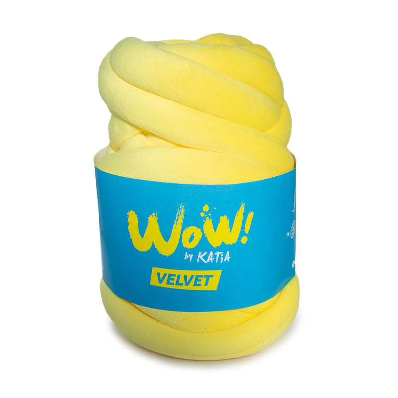 Katia WOW! Velvet - geel 507