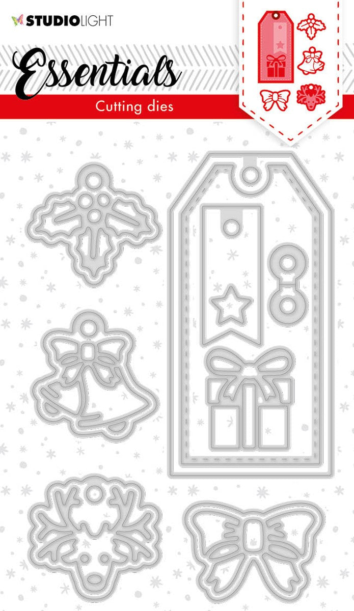SL Essentials - cutting die - #63 - Christmas label