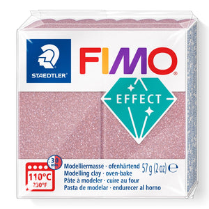 FIMO Soft Effect - 57 gram - glitter rose gold