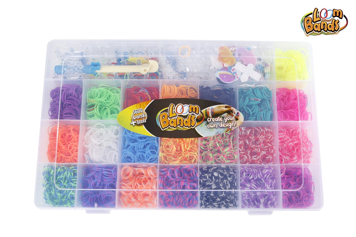 Loombandjes set - 5600-delig - met loombord en accessoires