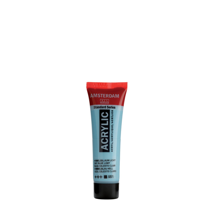 Amsterdam acrylverf - 20 ml - hemelsblauw licht 551