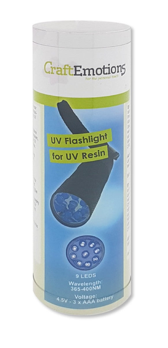 CraftEmotions - UV zaklamp LED
