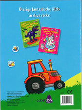 Kleurboek - kleur- en glitterstickerboek - Boerderij