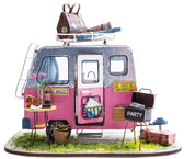 Robotime miniatuur DIY kit - Happy Camper